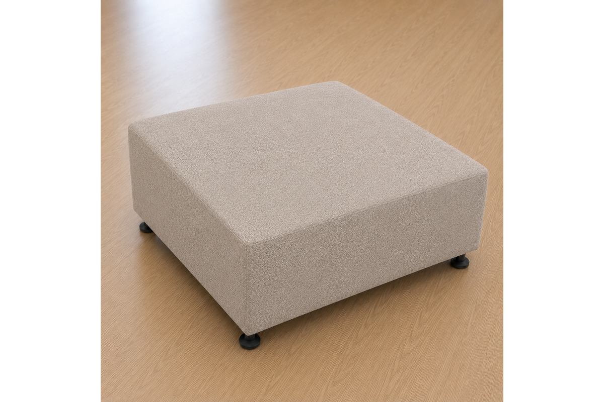 Zitelement Daan, Poef 80 x 80 cm, stof Adore