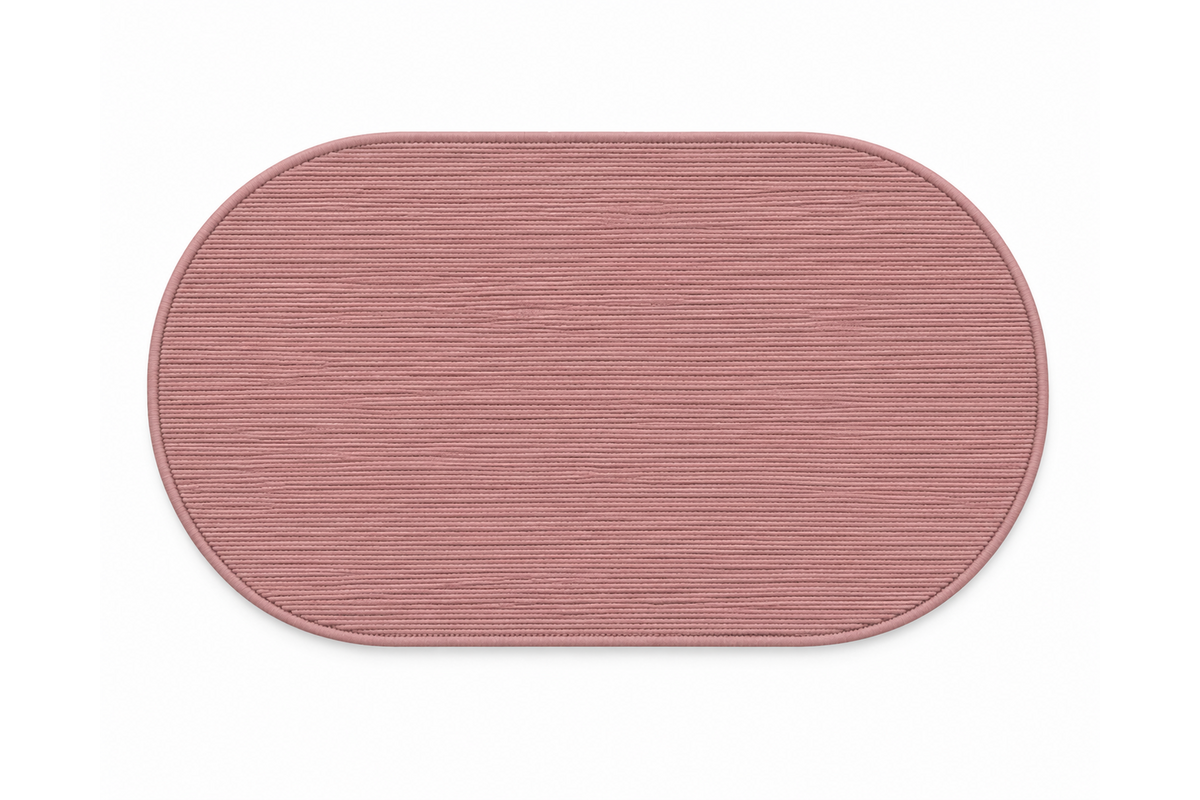 Tretford Interland | Ovaal, 120x150cm, Roze588, gefest met vlies