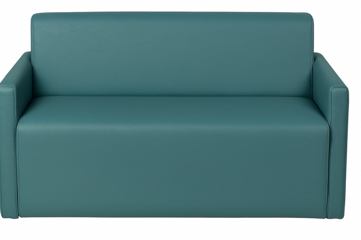 Kinderbank Ray jr. 97 cm breed, stof 8x 32M1274 trend petrolgroen