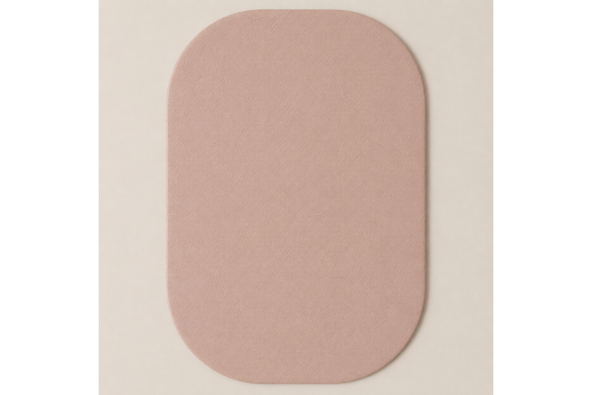 Grondboxmat 160x130x2cm, 4 rondingen, Stof 8X32M4645 classic bruin