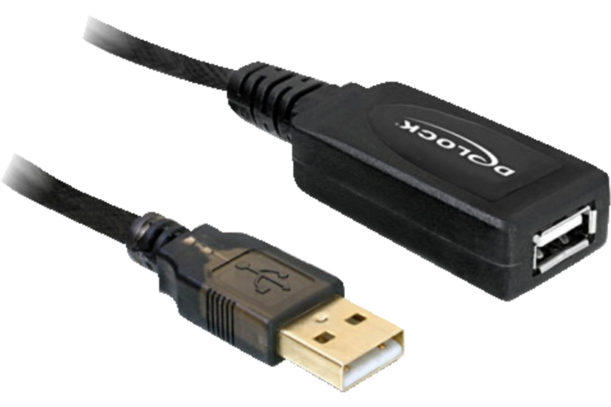 USB kabel Actieve 2.0 verlengkabel - 15 meter M-F