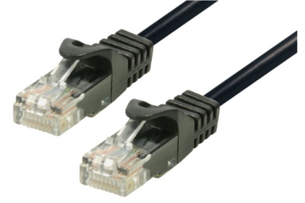 UTP kabel Cat 6a PiMF patchkabel Zwart - 10m