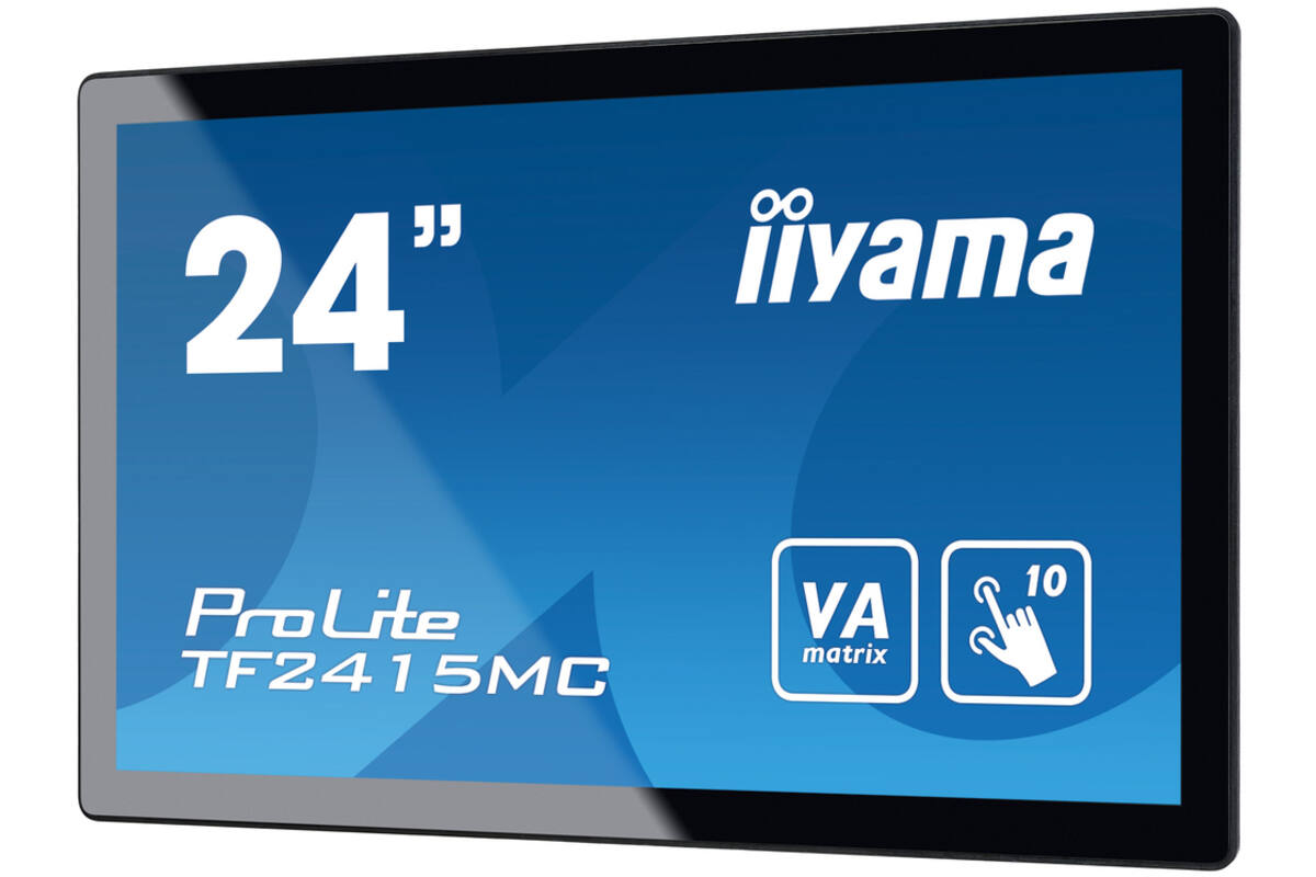 iiyama Prolite Monitor 24" FHD T/VGA/HDMI/DP