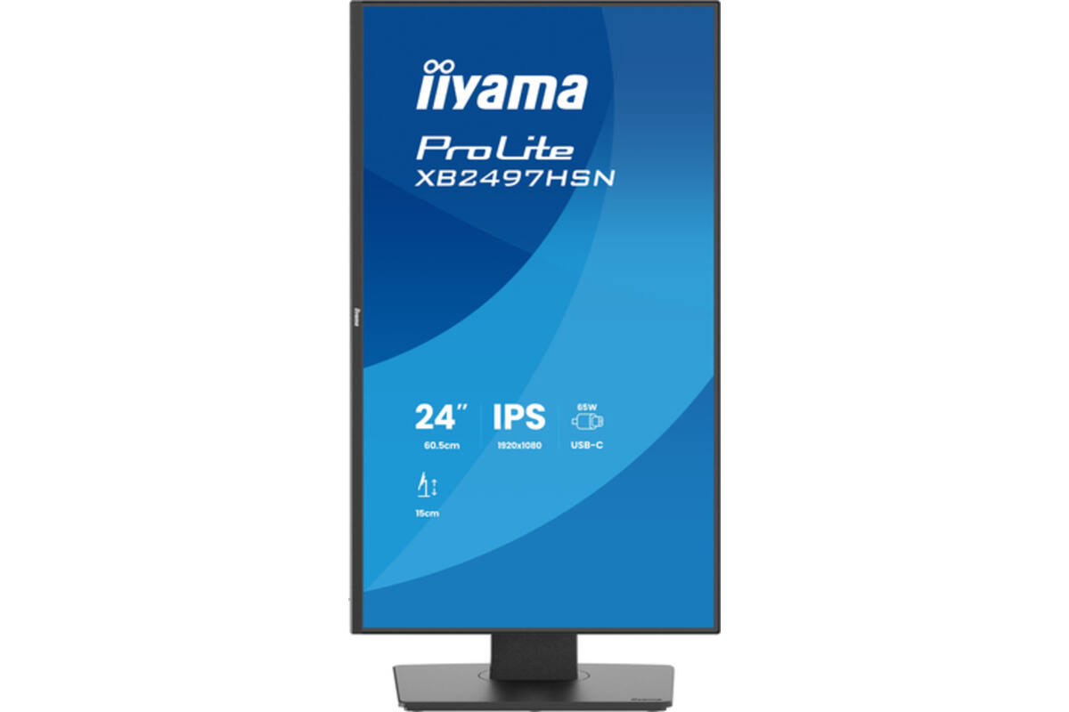 iiyama Monitor 24" FHD/USB-C/HDMI/DP/IHV