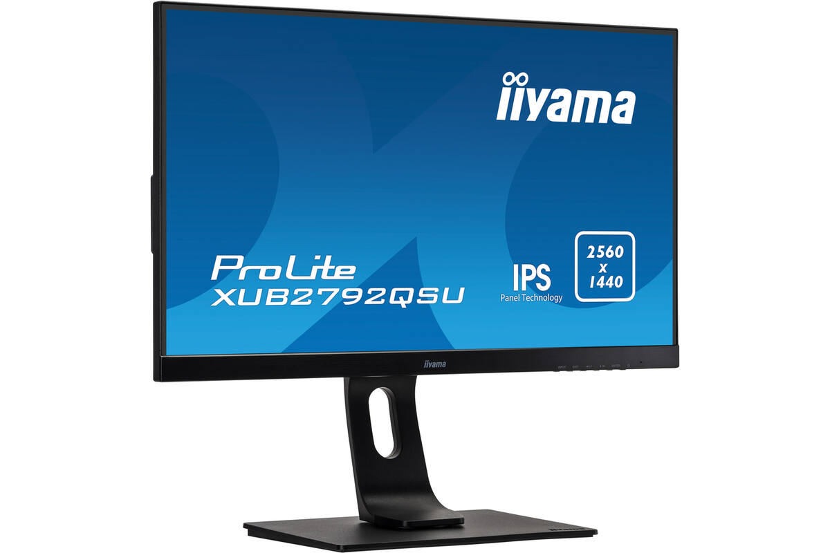 iiyama Monitor 27" QHD/VGA/HDMI/DP/Speakers/USB-Hub/IHV