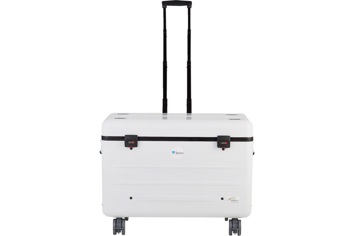 Hart voor Leren iPad trolley / USB-C / cap. 20 stuks / Wit