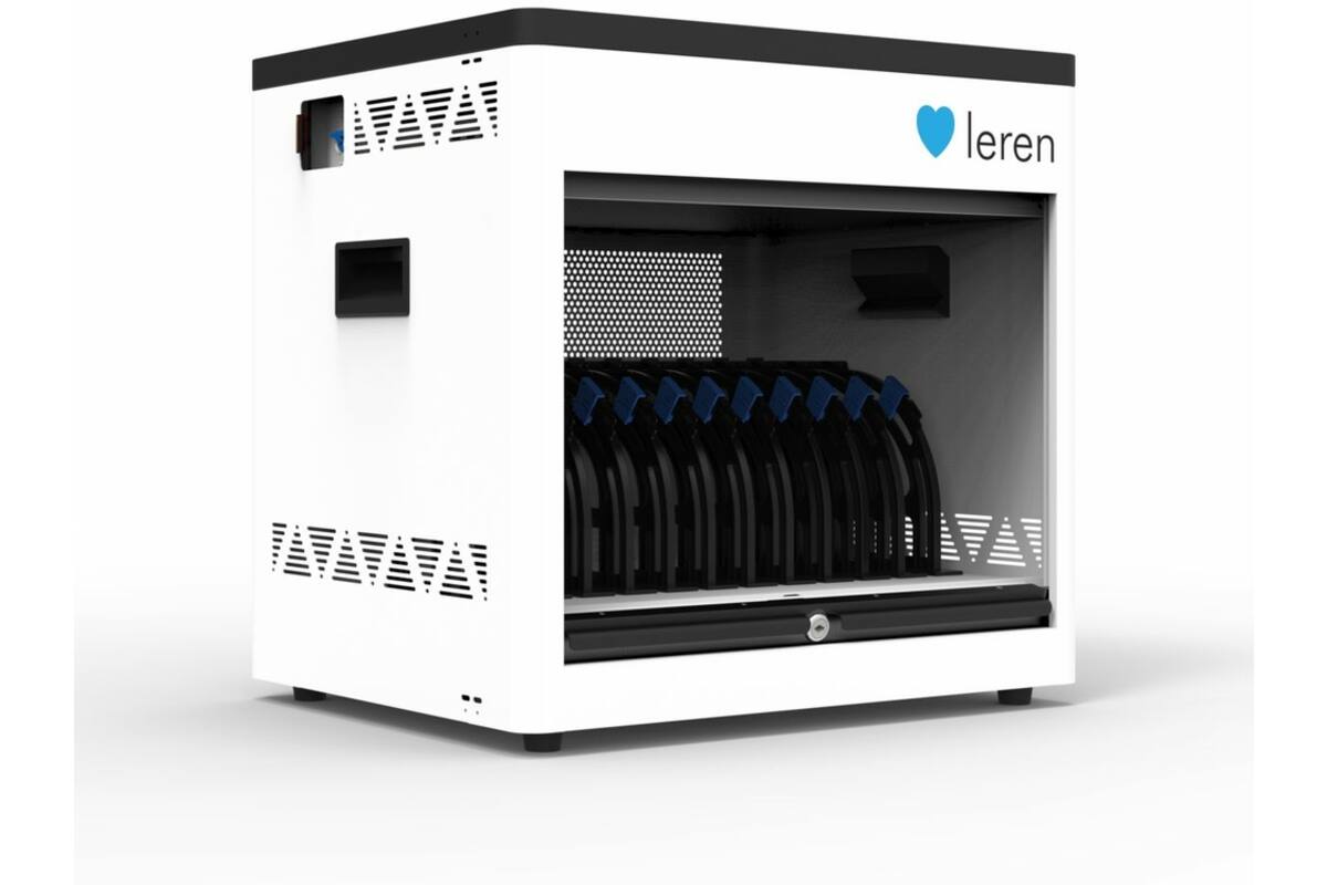 Hart voor Leren Cube DRG12A / max. 12 devices t/m 14" / AC-Socket  / Wit