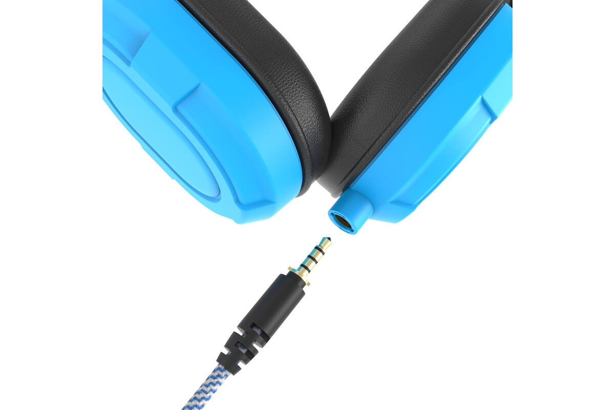 Lumaz Edu Hoofdtelefoon set van 6 st. (Blauw) + 2 kabels Mini-jack en USB-C