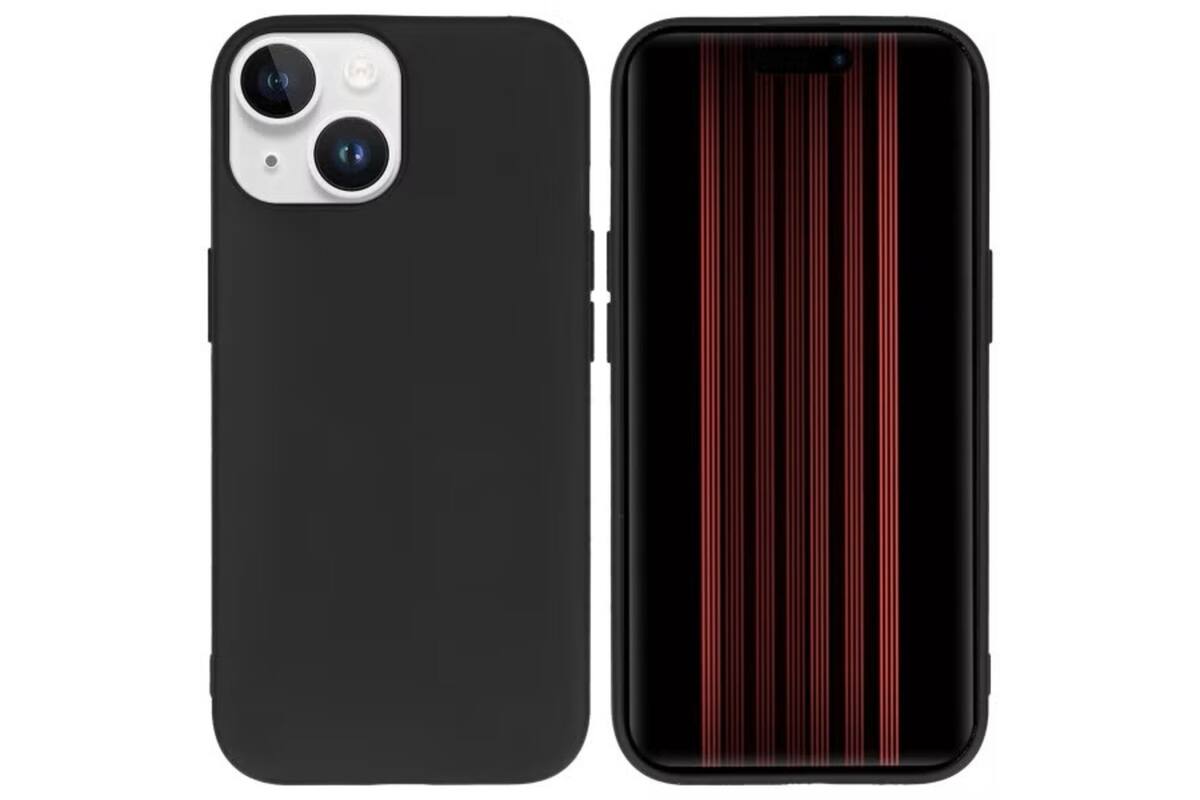 Accezz Color Backcover voor de iPhone 15 - Zwart