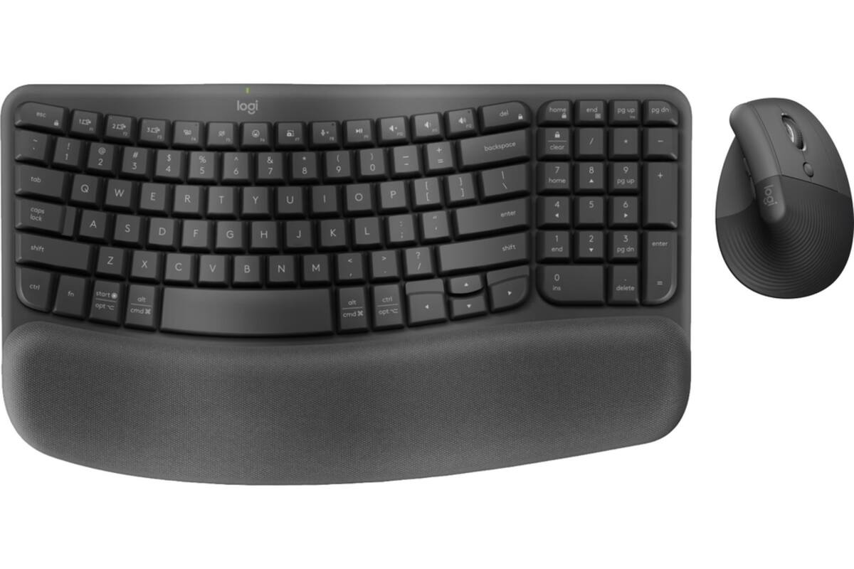 Logitech Wave Keys Lift Combo draadloze toetsenbord en muis