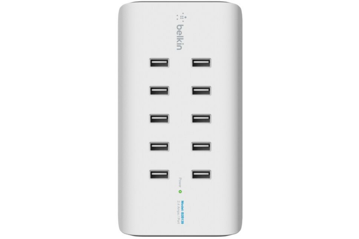 Belkin 10-Port 2.4A USB Charger
