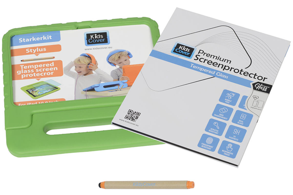 KidsCover iPad 10,9" Groen Starterkit Incl. Stylus en ScreenCover