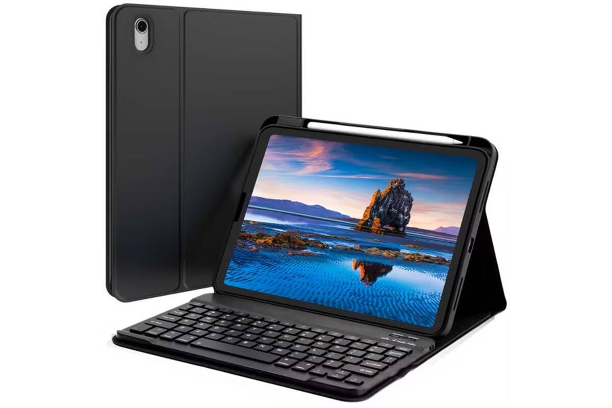 Accezz Bluetooth Keyboard Bookcase voor de iPad 10th Gen. 10,9"