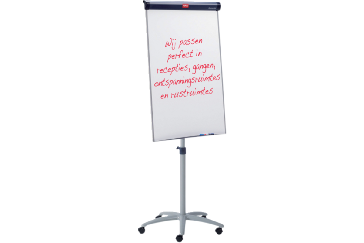 Flipover staal Nobo Nano Clean™ mobiel