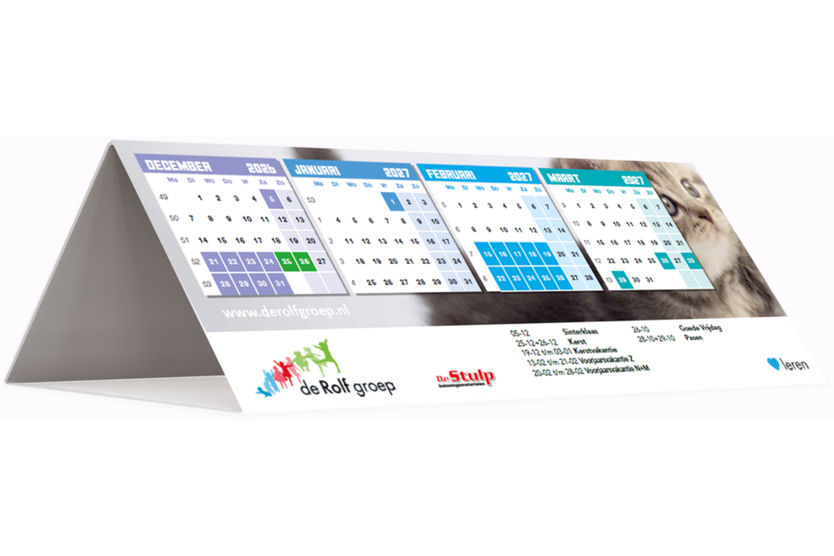 Bureaukalender | de Rolf groep | 2026/2027