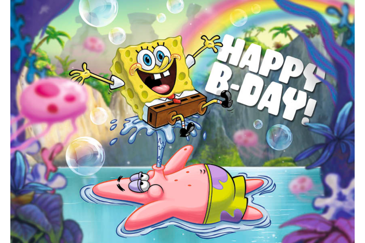 Miniposters 1064 sponge bob, 2 motieven, 20 stuks