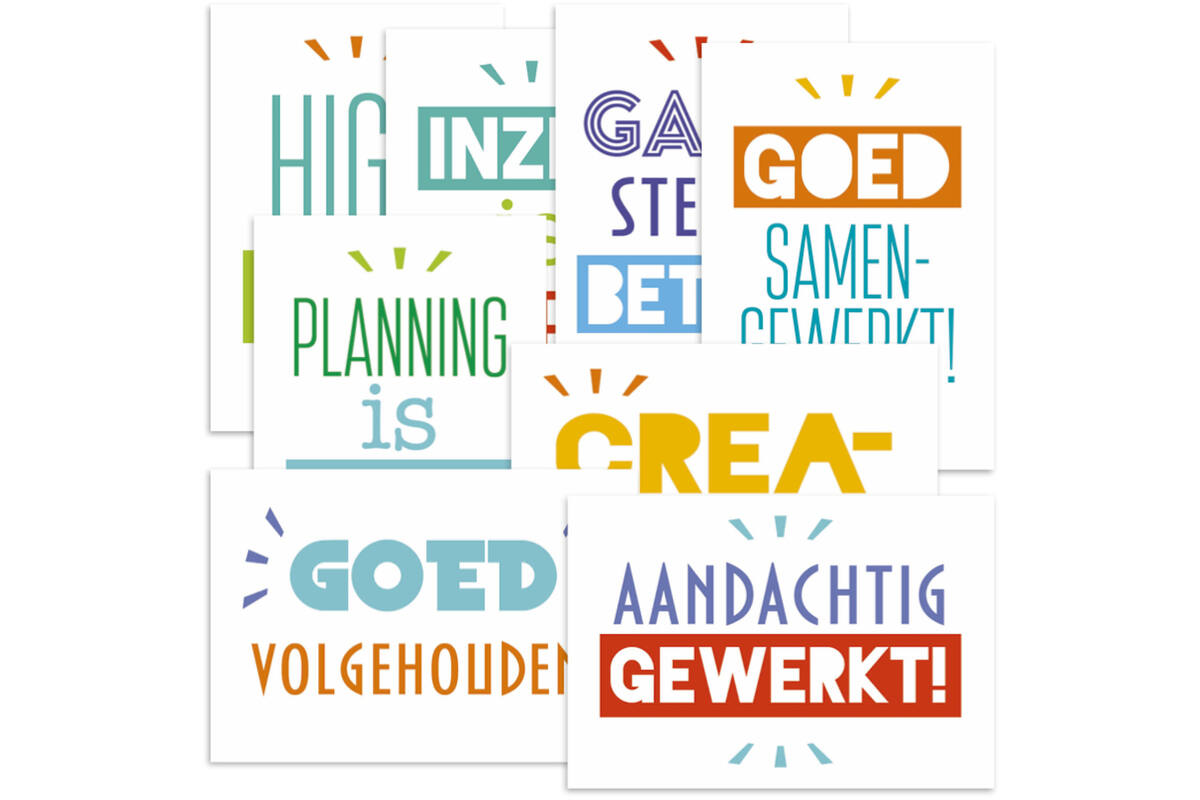 Motivatiekaarten 4587 mindset, 8 motieven, 96 stuks