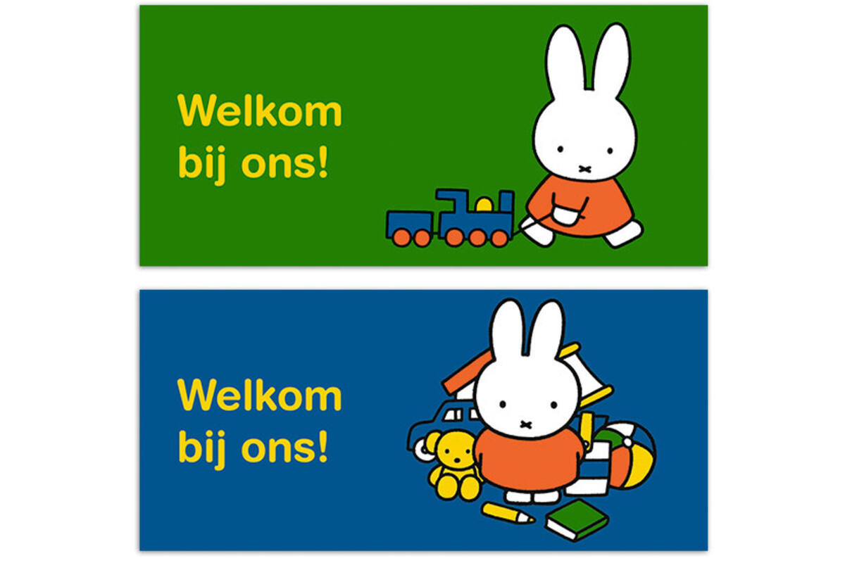 Oproepkaarten 5286 Nijntje algemeen, 2 motieven, 25 stuks