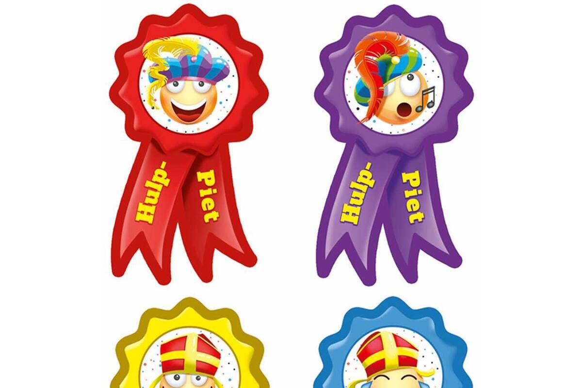 Hulpjesstickers Sint en Piet 131, 80 stuks