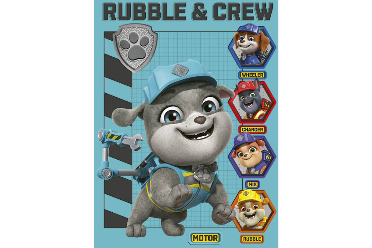 Miniposters Rubble & Crew 1100 4 motieven, 20 stuks