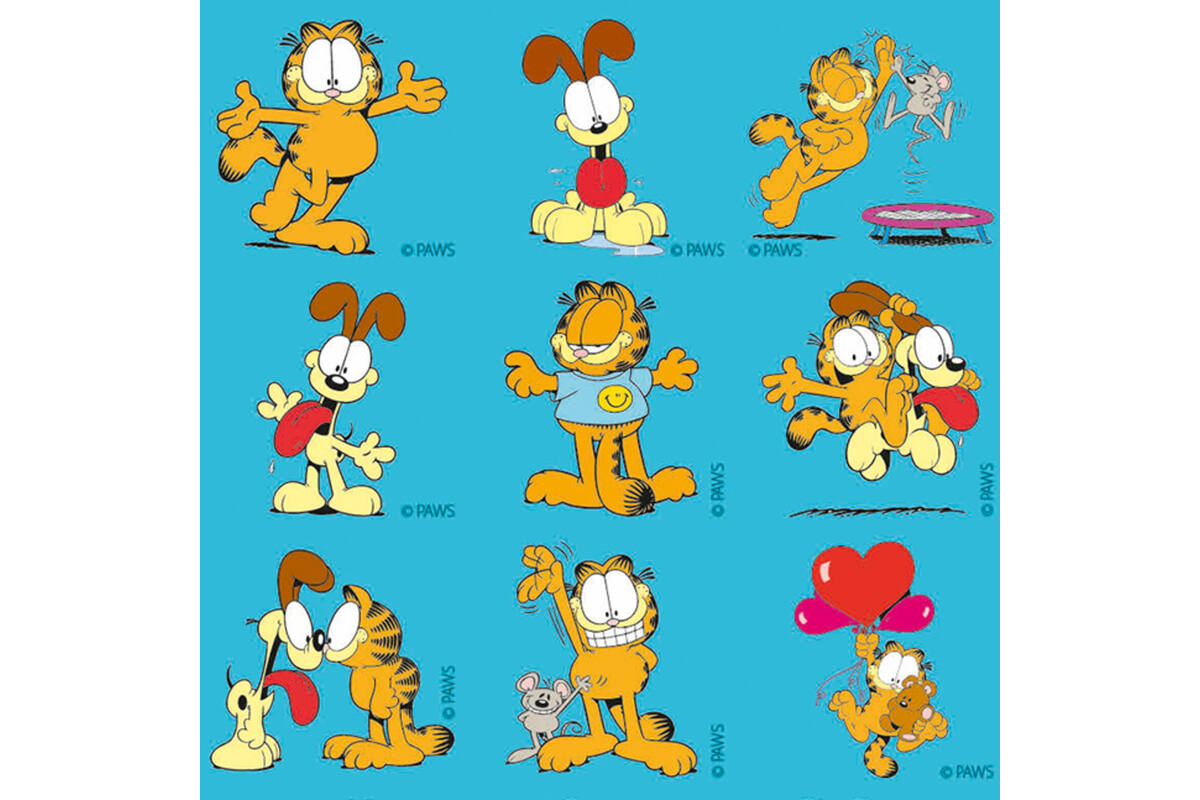 Beloningsstickers Garfield 137 35 motieven, 700 stickers