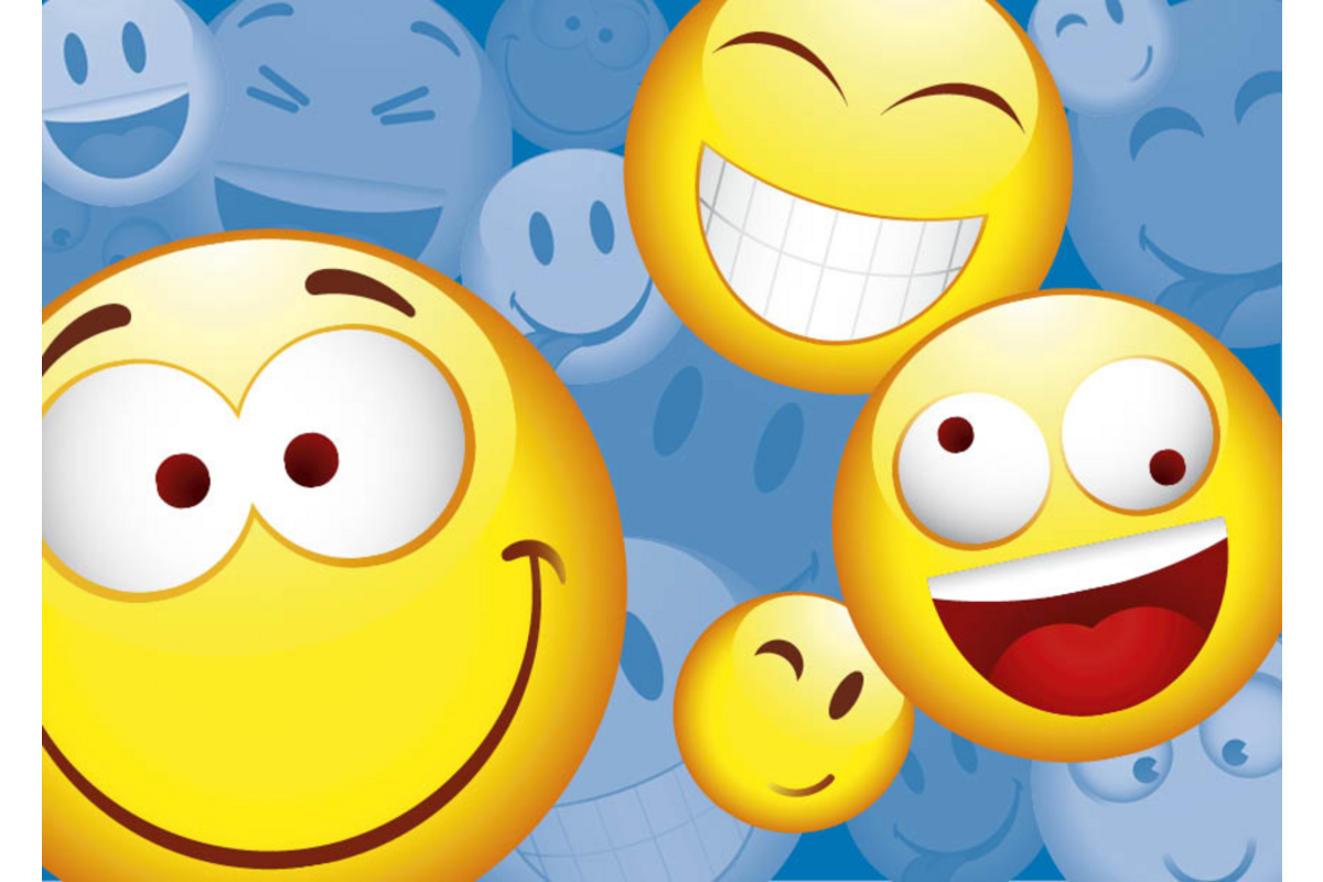 Miniposters 1074 Smileys, 4 motieven, 20 stuks