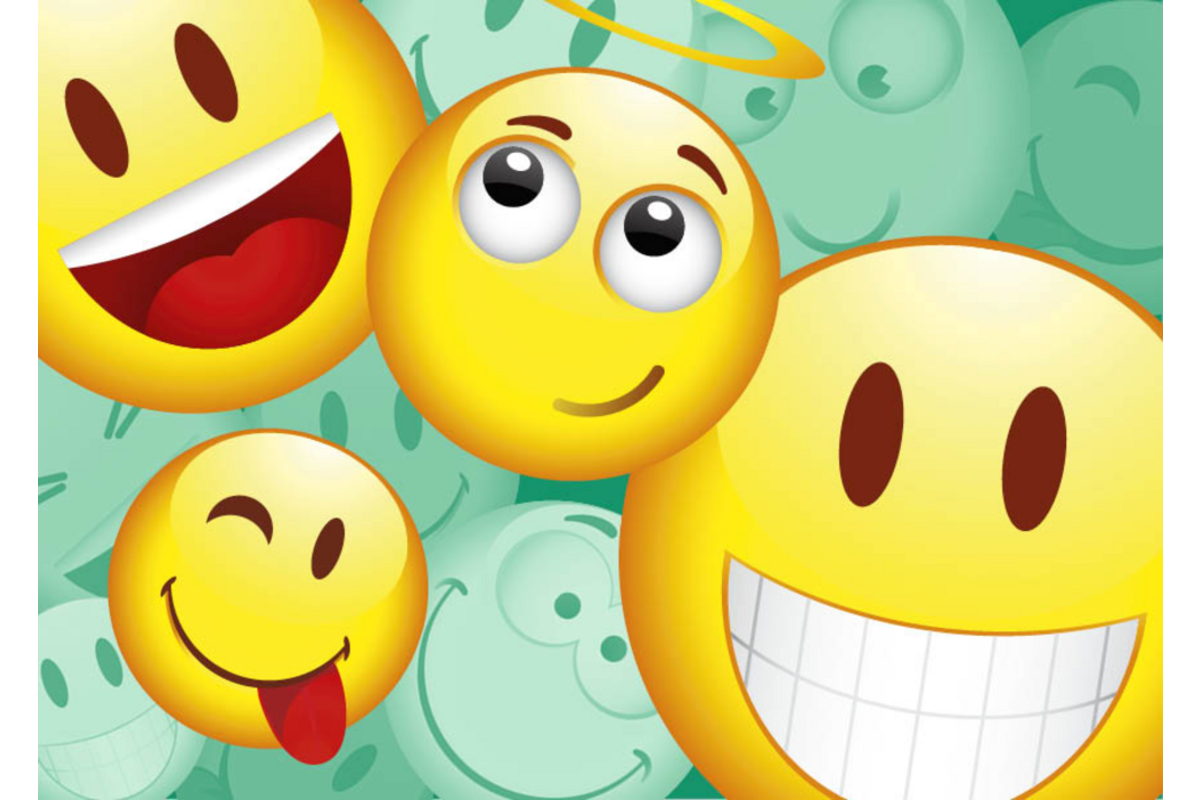 Miniposters 1074 Smileys, 4 motieven, 20 stuks
