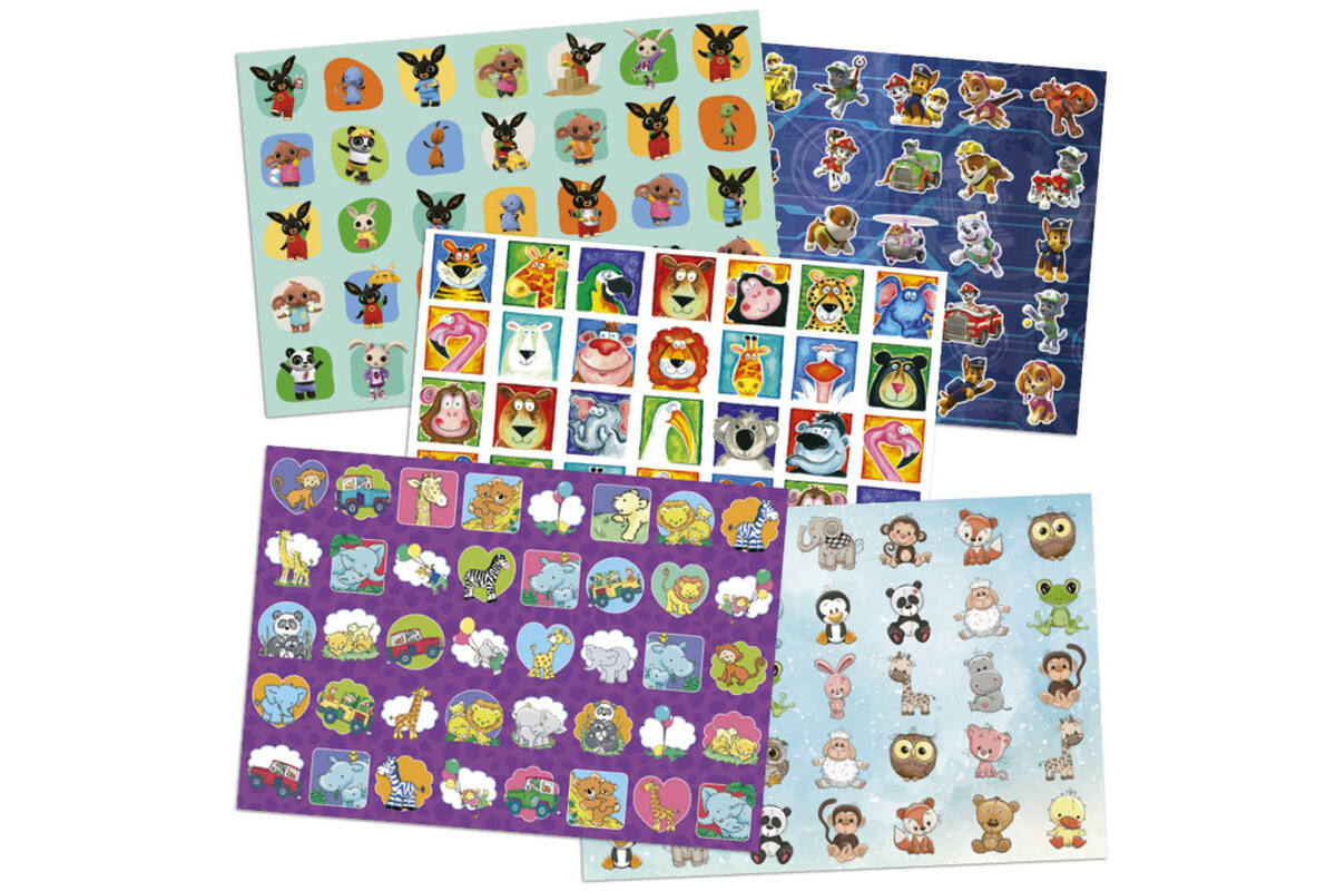 Beloningsstickers snelbestelpakket Fantasie onderbouw,150-225 mot. 3500 st.