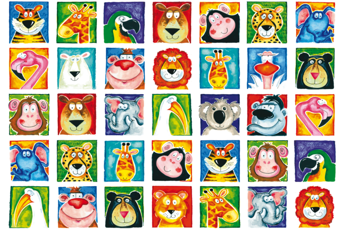 Beloningsstickers Wilde Dieren 036 35 motieven, 700 stickers