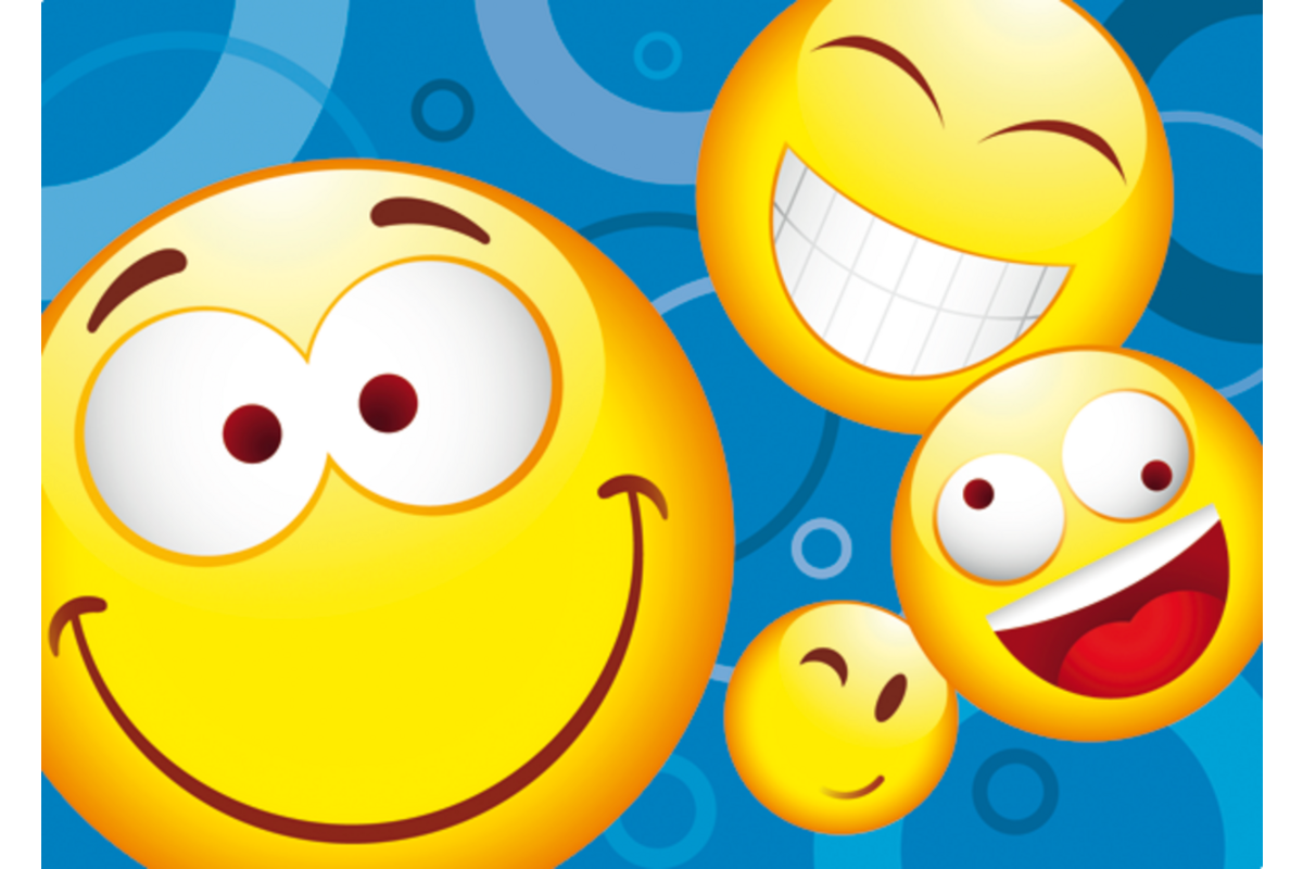 Ansichtkaarten Smileys 5509 4 motieven, 48 stuks