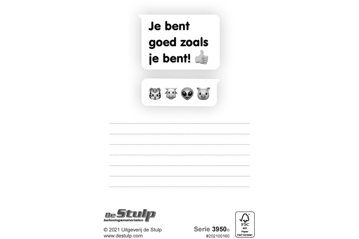 Complimentenkaarten 3950, 18 motieven, 72 kaarten in box