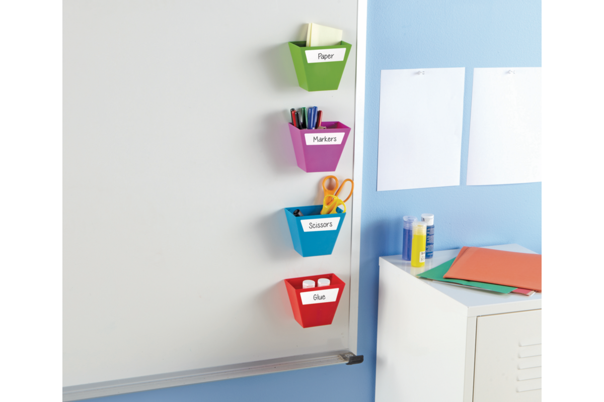 Opbergbakjes magnetisch, 4 stuks