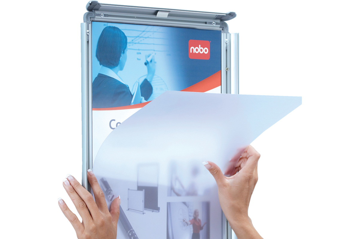 Kliklijst A4 Nobo Aluminium