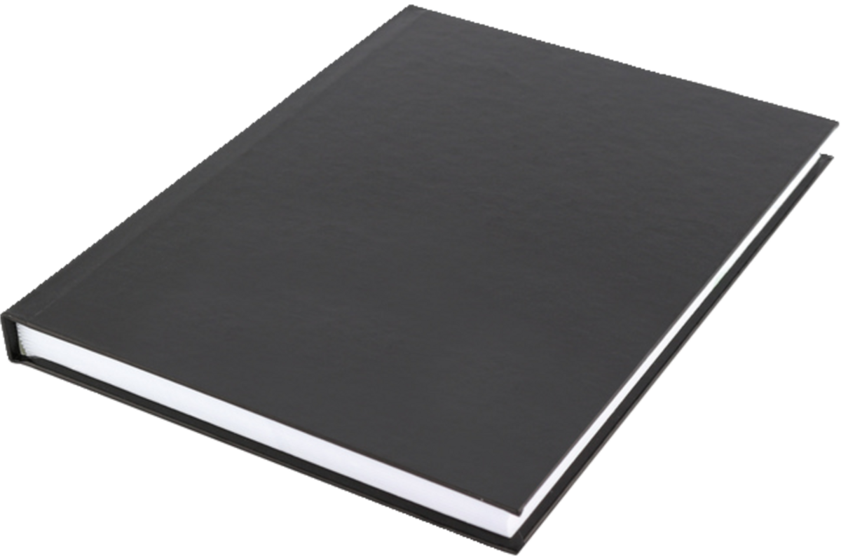 Schetsboek/Dummyboek A5 blanco met harde kaft 80 vel, 100 grams