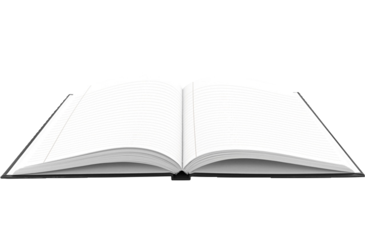 Schrift A4 met harde kaft gelinieerd 80 vel, 80 gram
