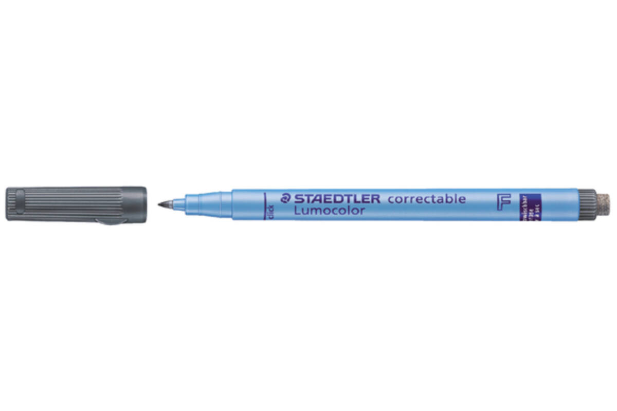 Fineliner Staedtler Lumocolor correctable 0,6 mm zwart