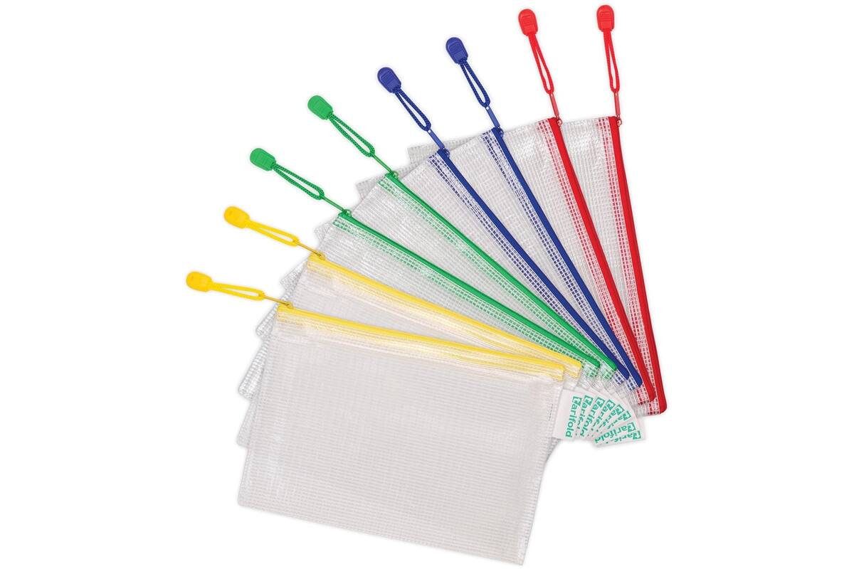 Zipperbag A4 assorti