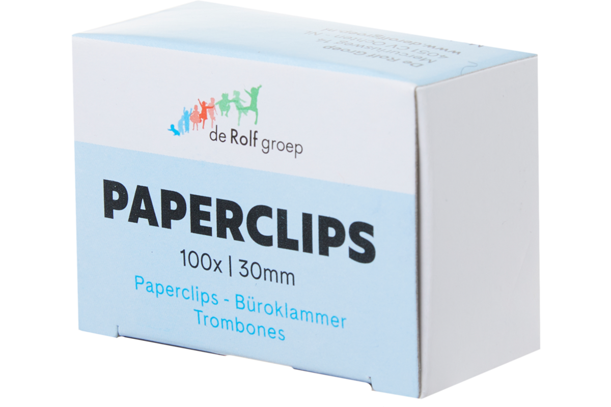Paperclips 30 mm, 100 stuks