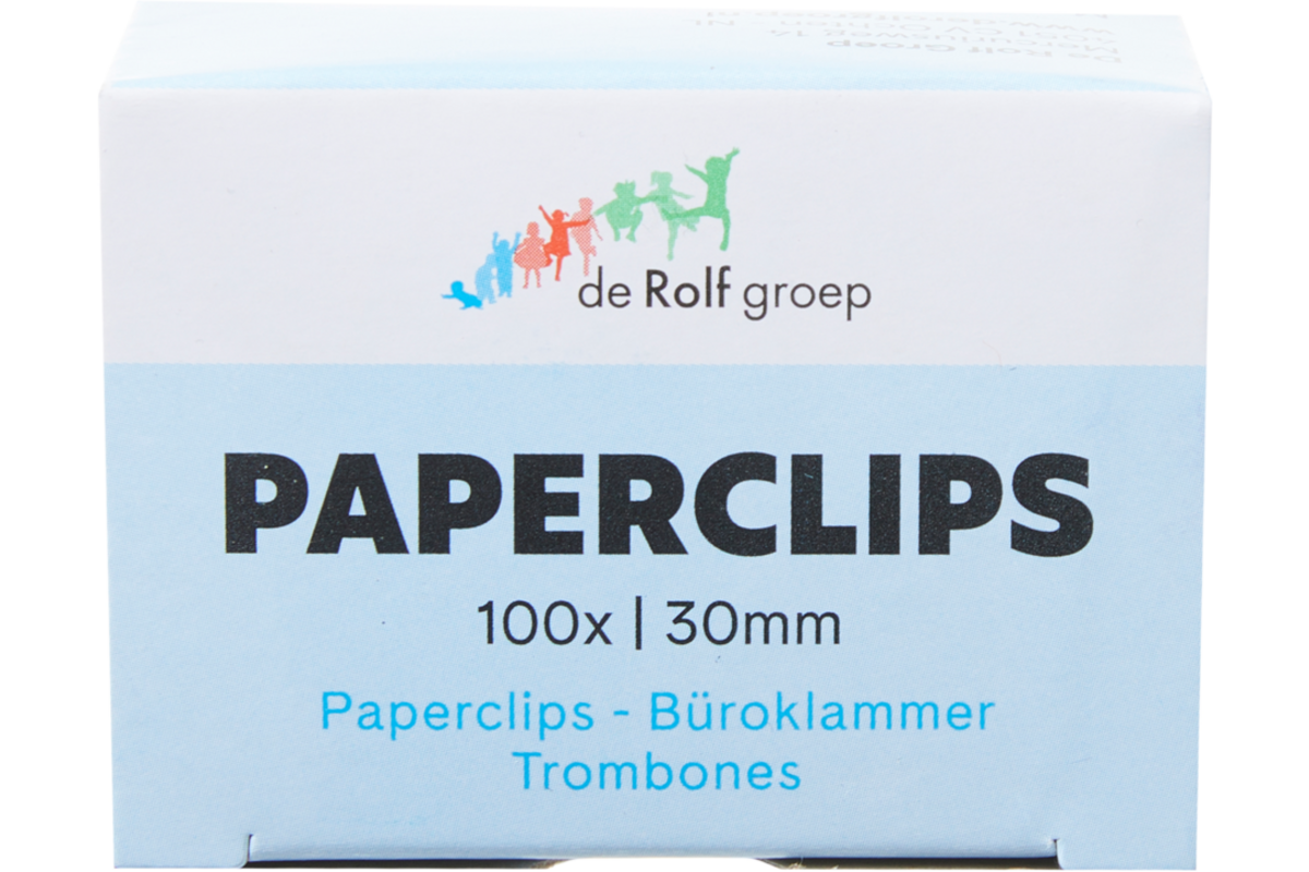 Paperclips 30 mm, 100 stuks