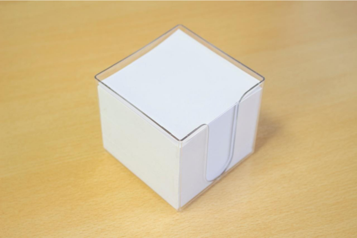 Memokubus met 700 vel 90 x 90 mm, wit