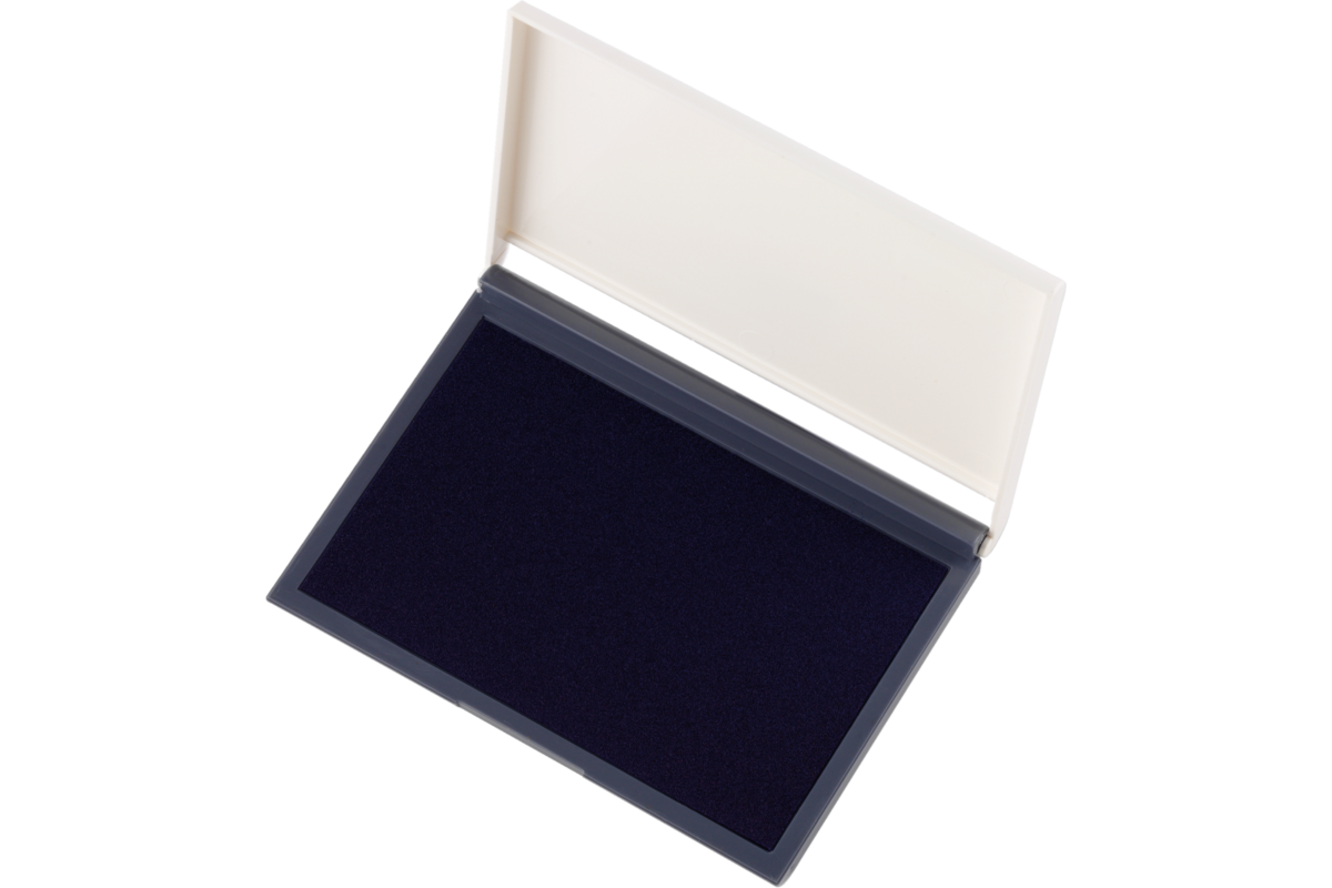 Stempelkussen blauw, 70 x 110 mm