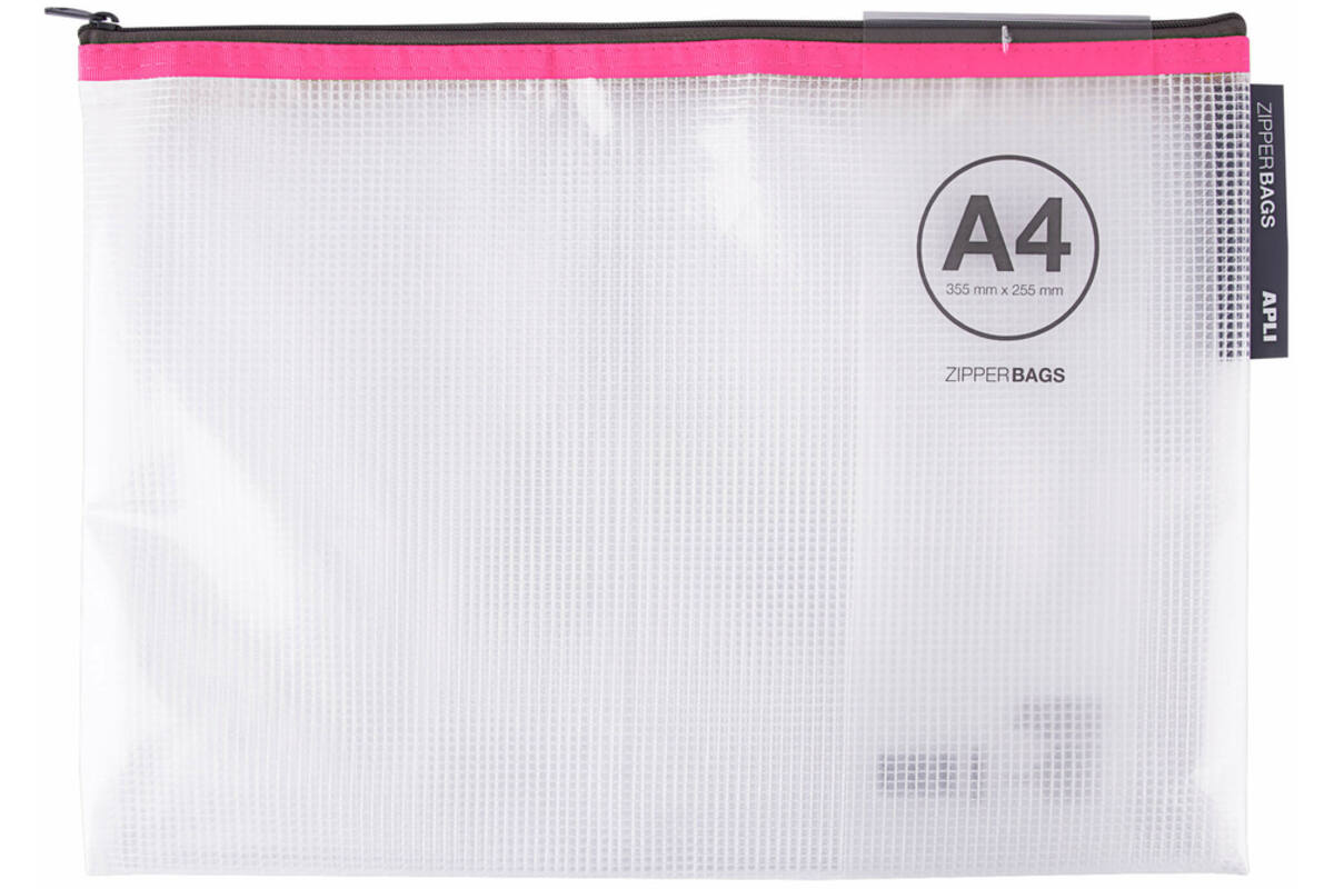 Zipperbag A4 assorti
