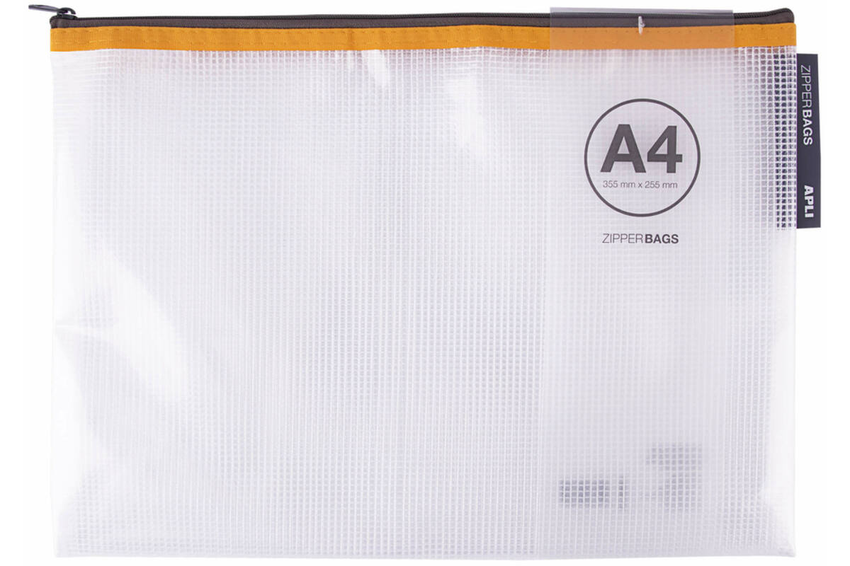 Zipperbag A4 assorti