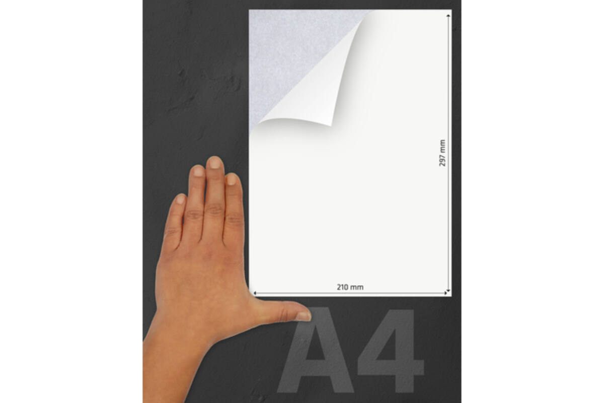 Etiketten 210x297mm 1 etiket per A4 vel, 100 stuks