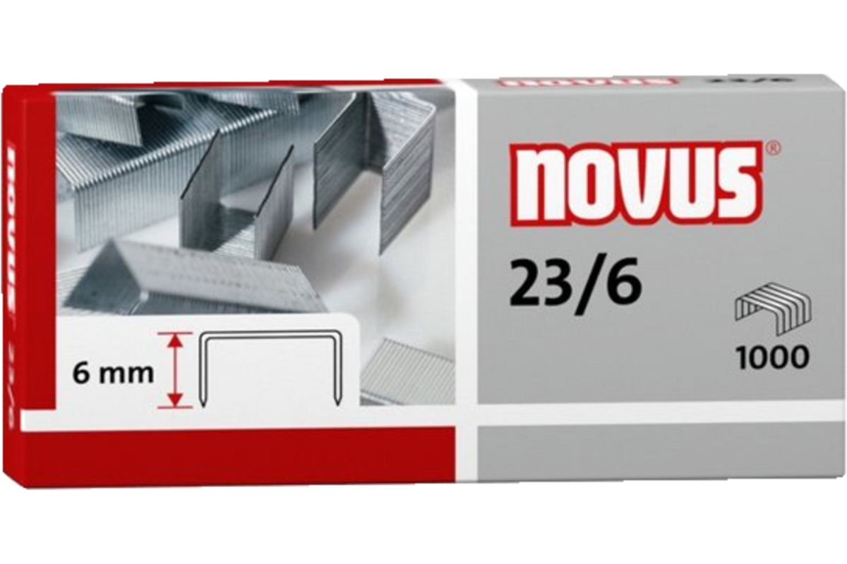 Nietjes 23/6 Novus, 1000 stuks