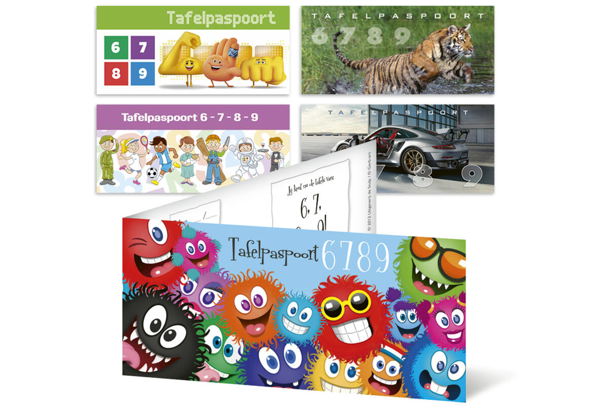 Tafelpaspoort snelbestelpakket 2291 6-9 assorti, 50 stuks