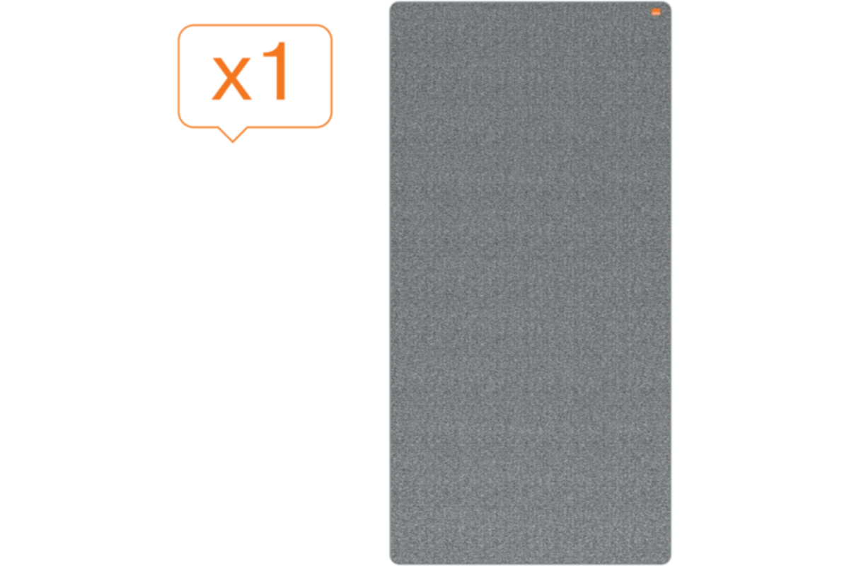 Whiteboard/memobord Nobo Move&Meet afneembaar en draagbaar 180x90cm grijs frame