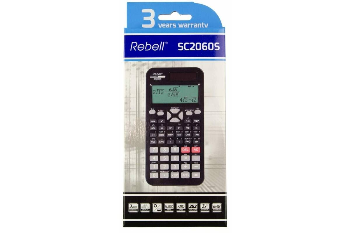 Rekenmachine Rebell Matrix display wetenschappelijk
