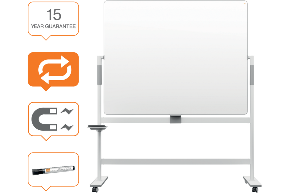 Kantelbord mobiel Nobo Move & Meet 150 x 120 cm