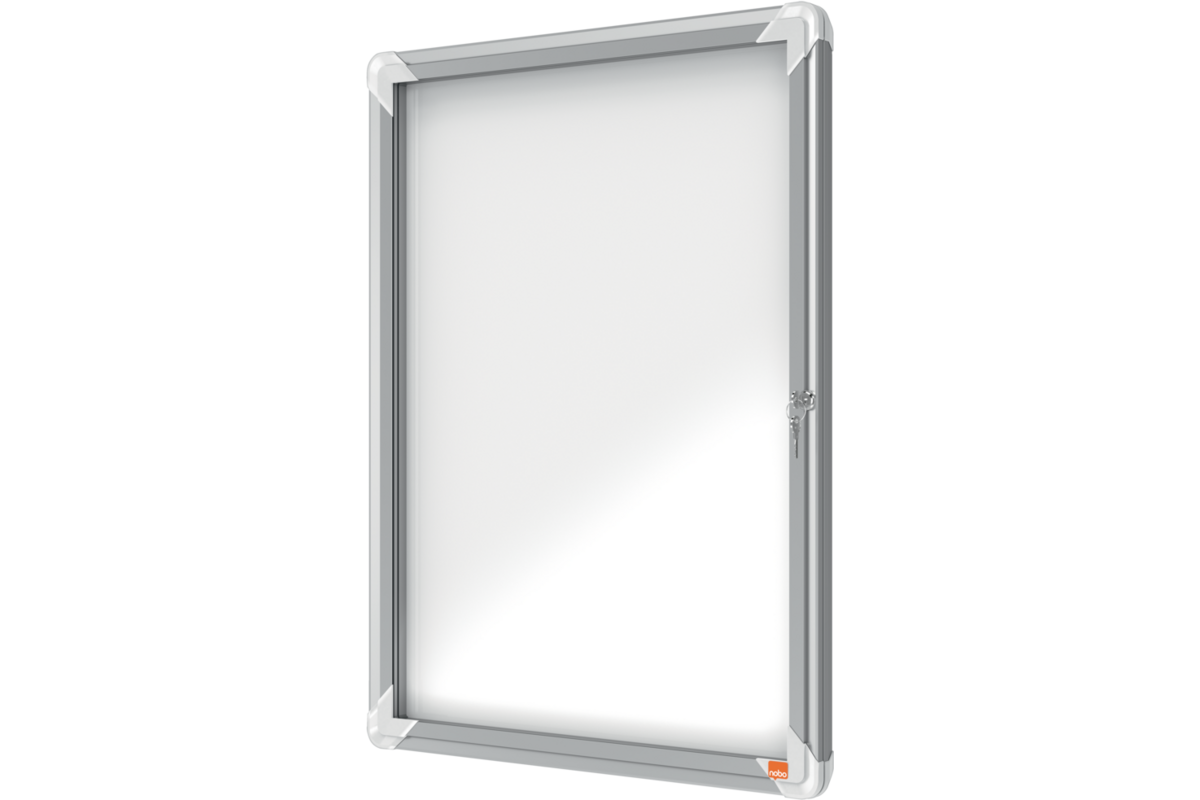 Binnenvitrine Nobo draaideur met slot 4 x A4